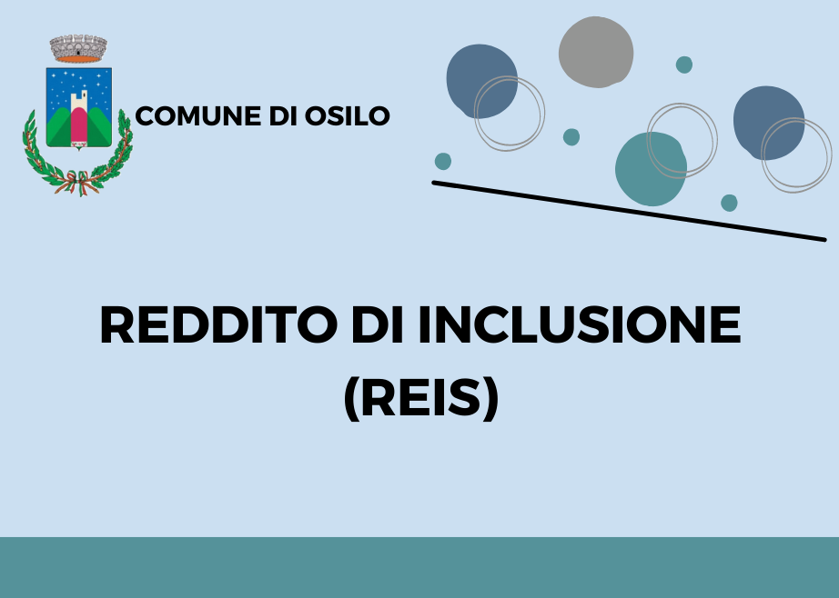 REDDITO DI INCLUSIONE SOCIALE