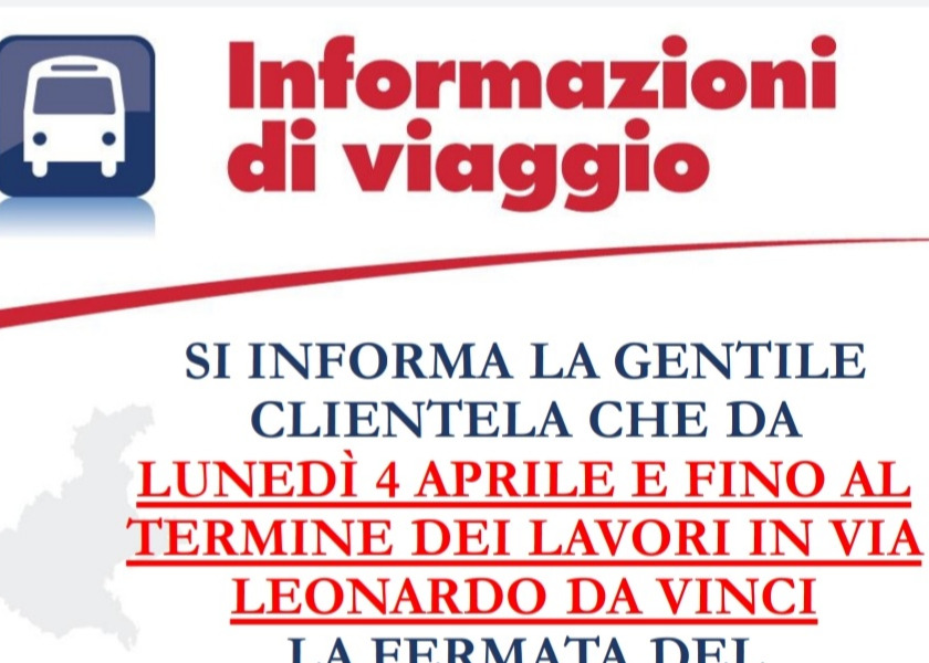 LAVORI DI RIPRISTINO ARGINATURA SINISTRA FIUME BRENTA A SALETTO CON SPOSTAMENTO TEMPORANEO CAPOLINEA AUTOBUS 19 E LIMITAZIONE AL TRAFFICO DEL TRATTO FINALE DI VIA LEONARDO DA VINCI