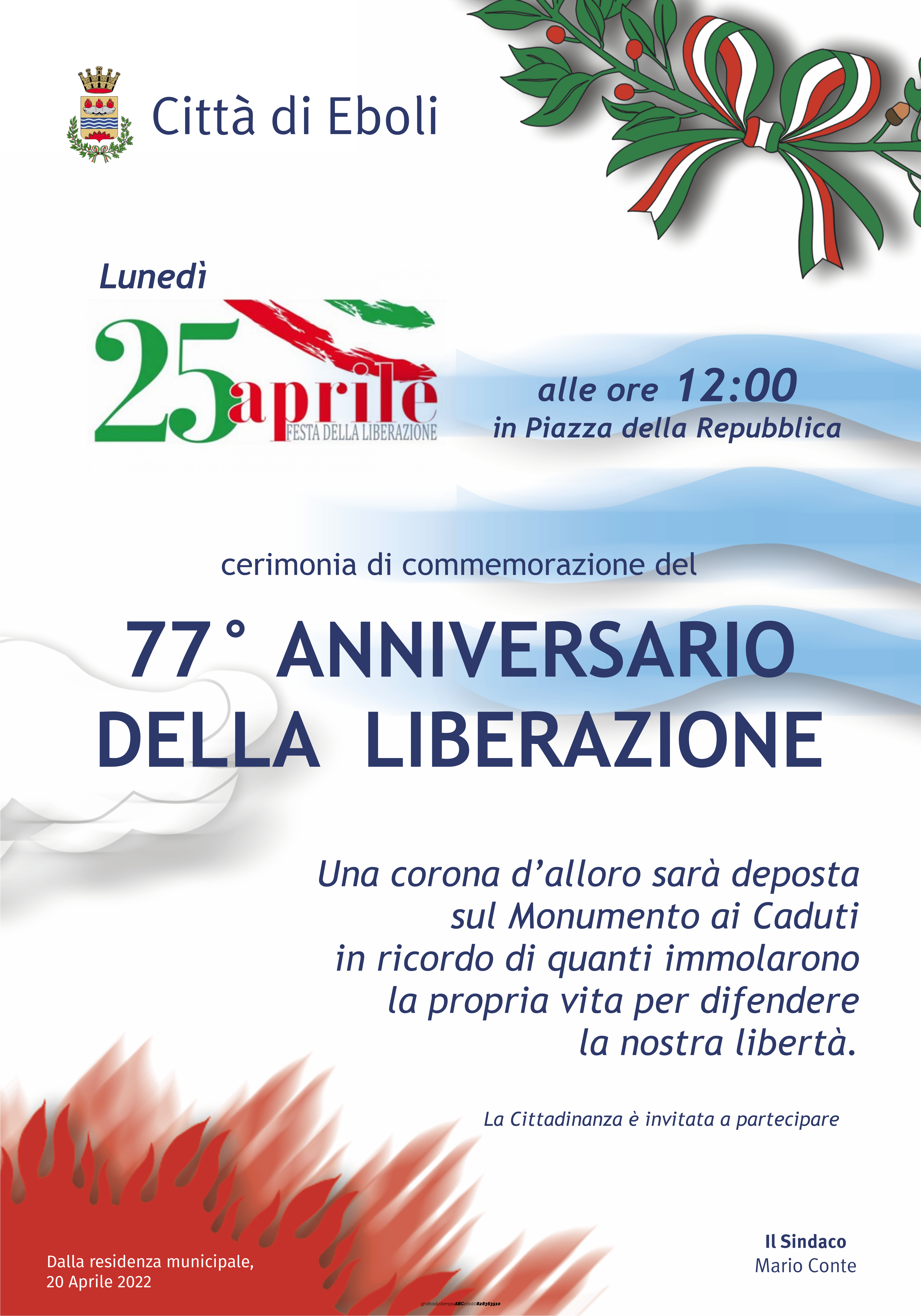 MANIFESTO COMUNE  25 aprile 2022