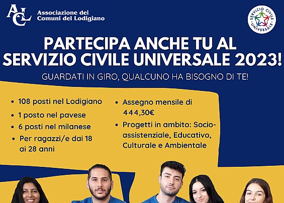 SERVIZIO CIVILE UNIVERSALE 2023