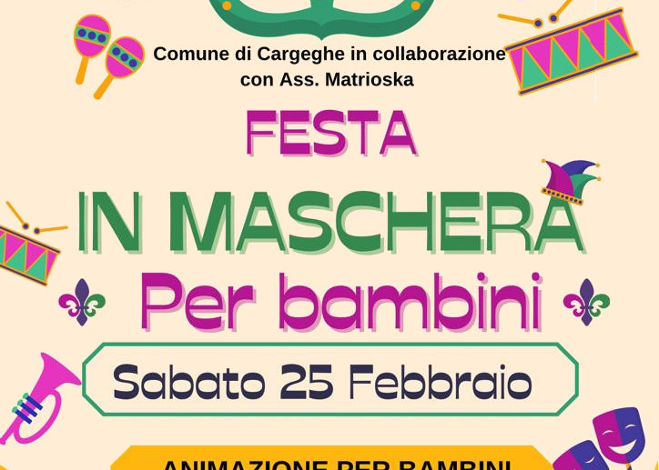 FESTA DI CARNEVALE PER BAMBINI