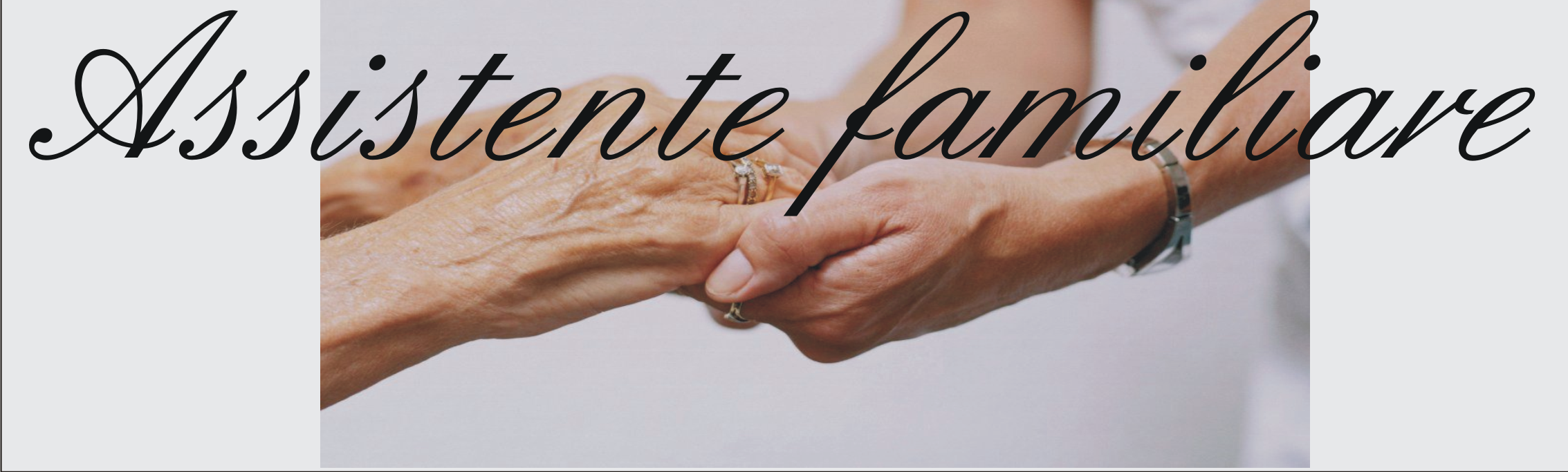 CORSO PER ASSISTENTE FAMILIARE