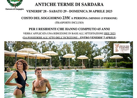 SOGGIORNO ALLE TERME DI SARDARA