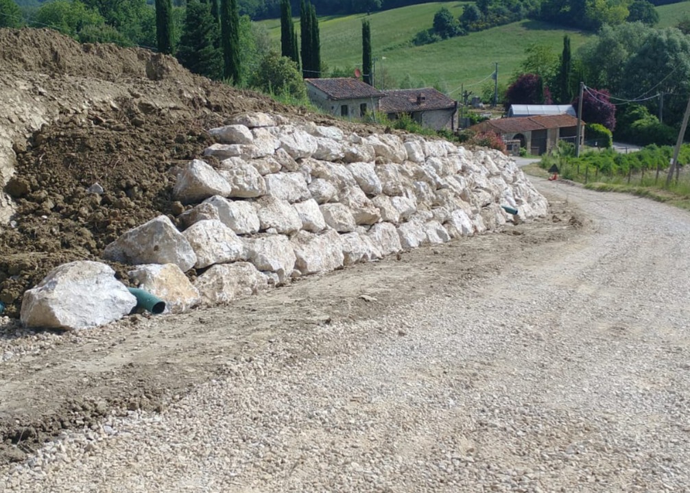 Strada comunale di San Benedetto, iniziati i lavori di messa in sicurezza