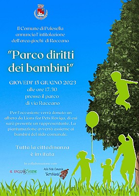 Intitolazione parco diritti dei bambini