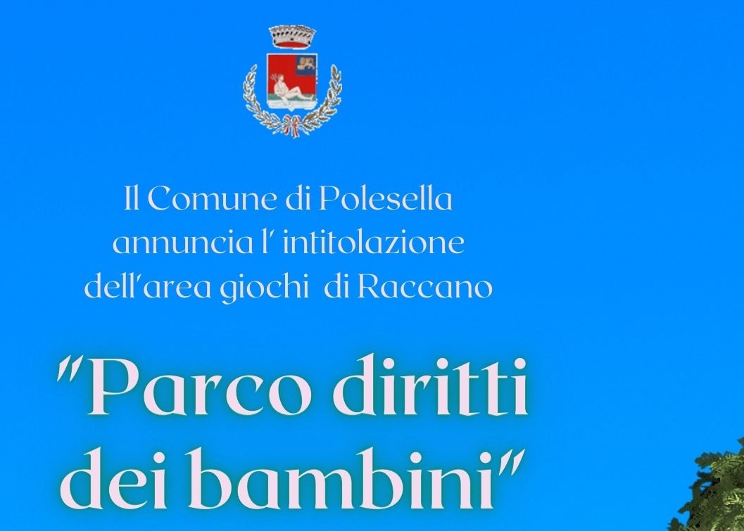 Intitolazione Area Giochi di Raccano "Parco diritti dei bambini"
