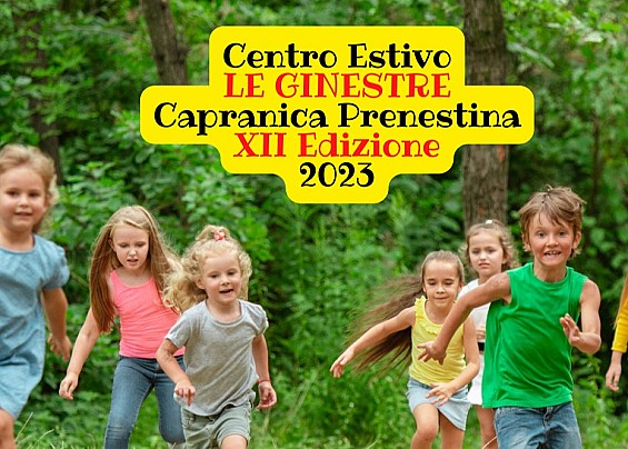 CENTRO ESTIVO LE GINESTRE 2023