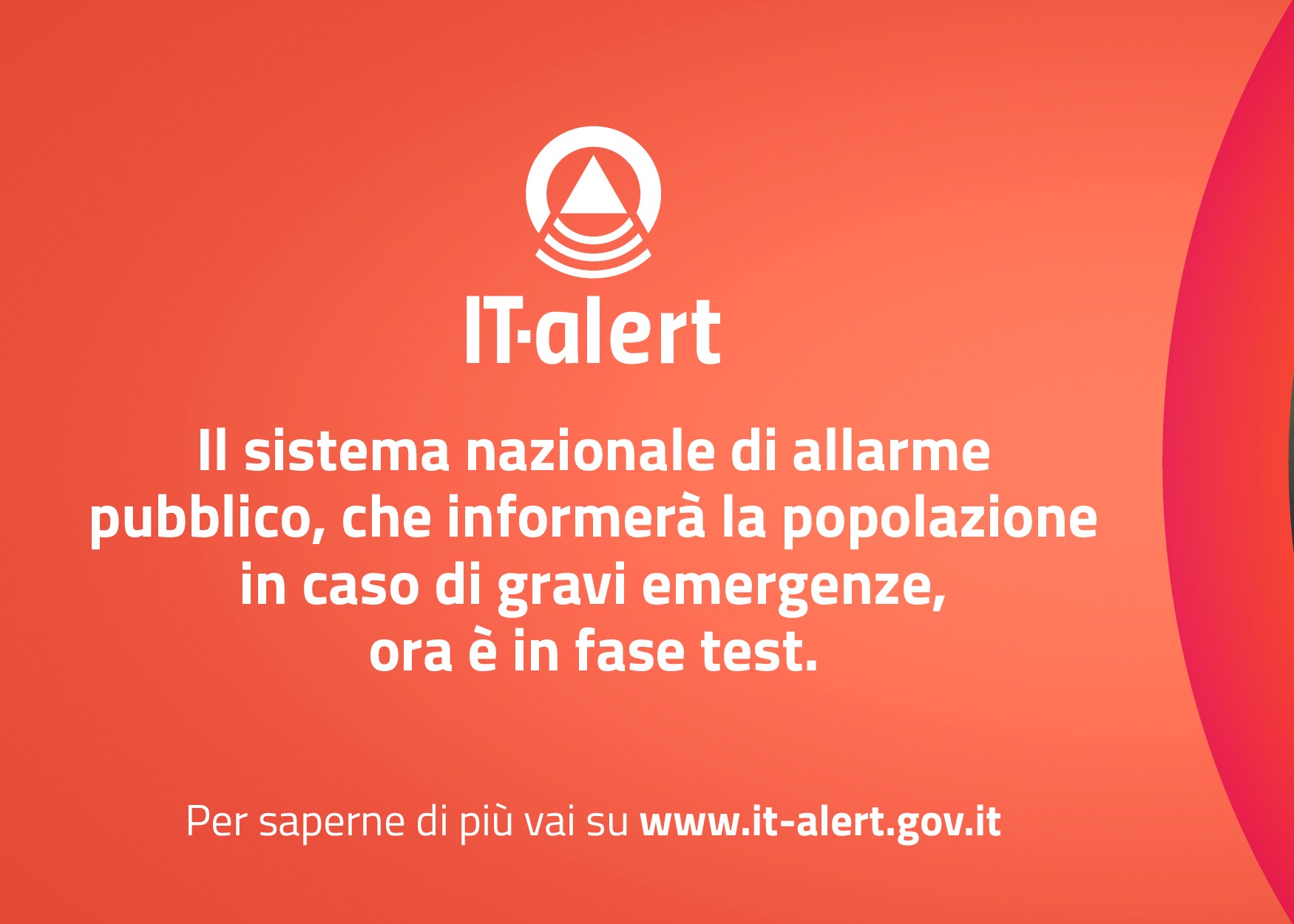 Protezione civile. IT-alert, lunedì 10 luglio alle 12:00, test a Comacchio e in tutta l'Emilia-Romagna