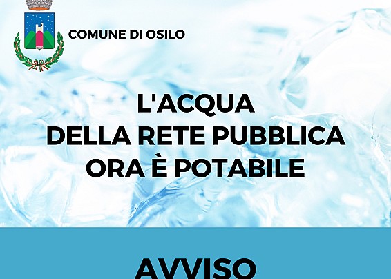 A OSILO ACQUA DI NUOVO POTABILE