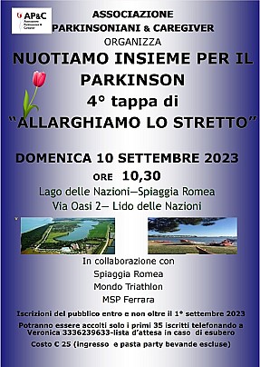 Locandina - Nuotiamo insieme per il Parkinson