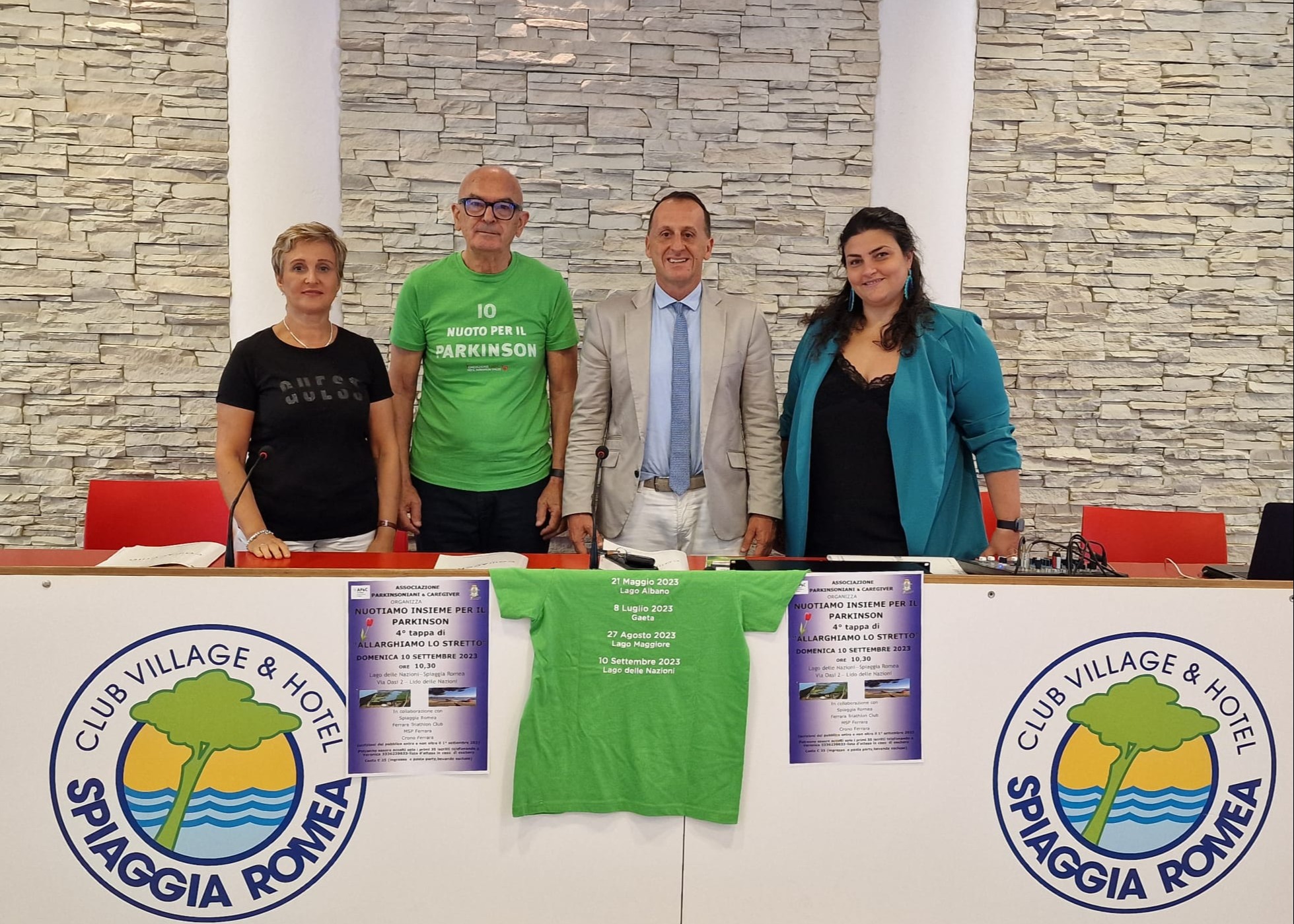 "Nuotiamo insieme per il Parkinson": domenica 10 settembre 2023, al Lago delle Nazioni, miglio marino e staffetta in acqua.