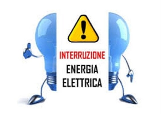 Avviso di interruzione di energia elettrica