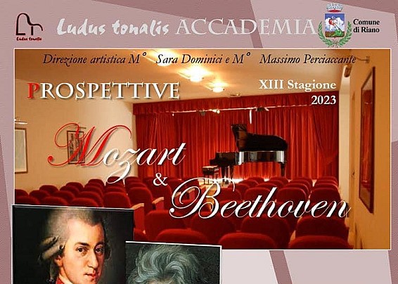 "MOZART E BEETHOVEN”: 16 SETTEMBRE ORE 18.30, LUDUS TONALIS ACCADEMIA