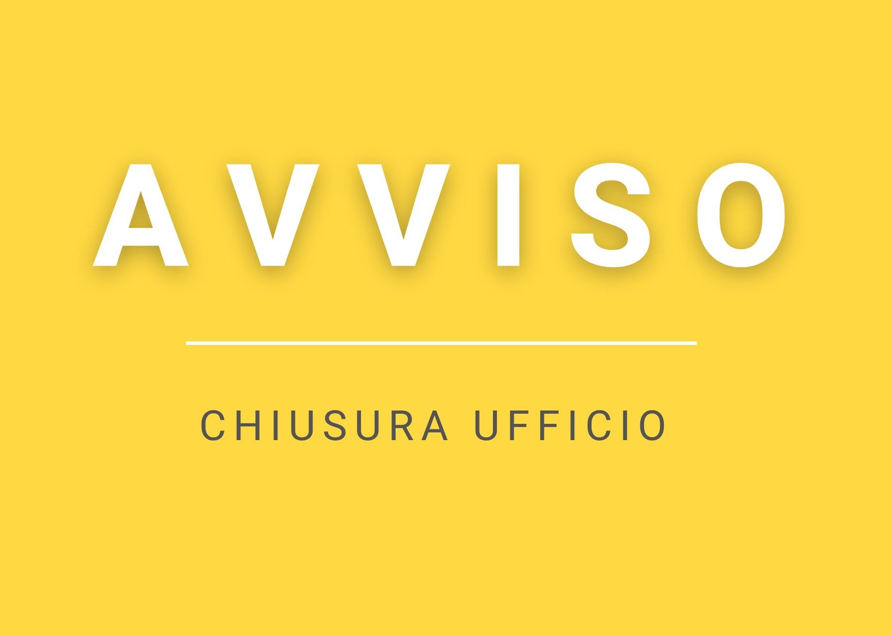 Chiusura Ufficio Informagiovani