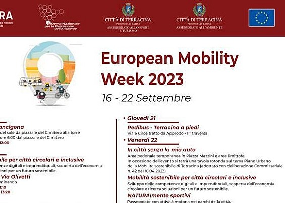 Settimana della Mobilità sostenibile, annullate le attività per maltempo