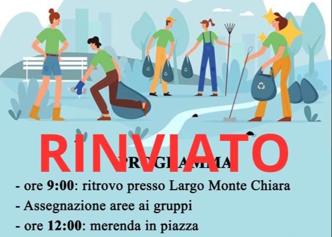 RINVIATA L’INIZIATIVA “PULIAMO RIANO”