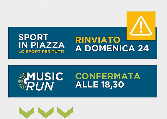 Sport in piazza e Music Run