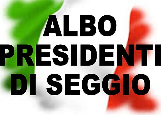 Aggiornamento albo delle persone idonee all'Ufficio di presidente di seggio elettorale