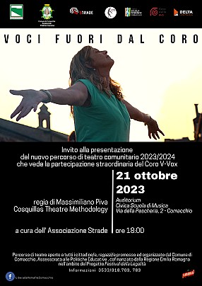Locandina teatro comunitario Comacchio
