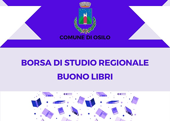 BORSA DI STUDIO REGIONALE E BUONO LIBRI