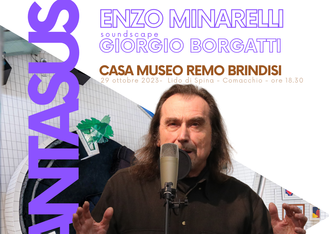 Enzo Minarelli esegue Phantasus, una performance inedita alla Casa Museo Remo Brindisi