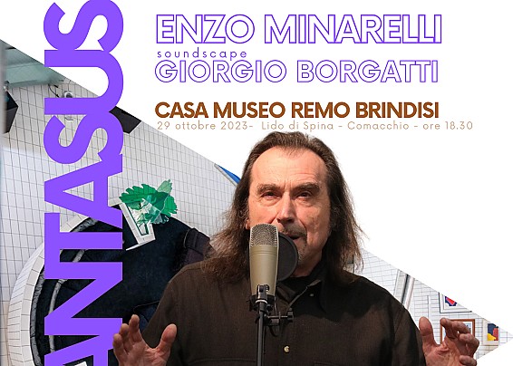 Enzo Minarelli esegue Phantasus, una performance inedita alla Casa Museo Remo Brindisi
