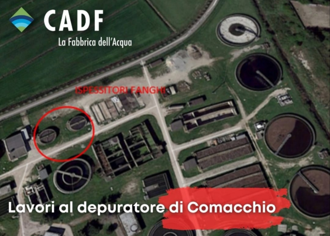 Intervento di CADF sull’impianto di Depurazione di Comacchio