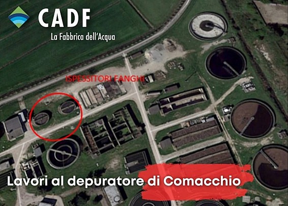Intervento di CADF sull’impianto di Depurazione di Comacchio