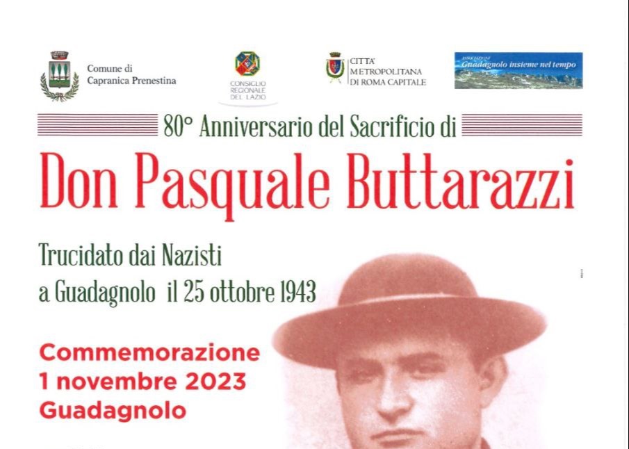 80º Anniversario del Sacrificio di Don Pasquale Buttarazzi