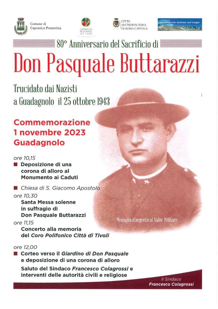 80º Anniversario del Sacrificio di Don Pasquale Buttarazzi