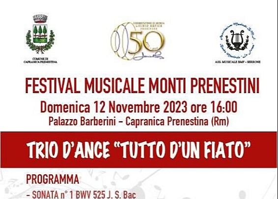 FESTIVAL MUSICALE DEI MONTI PRENESTINI