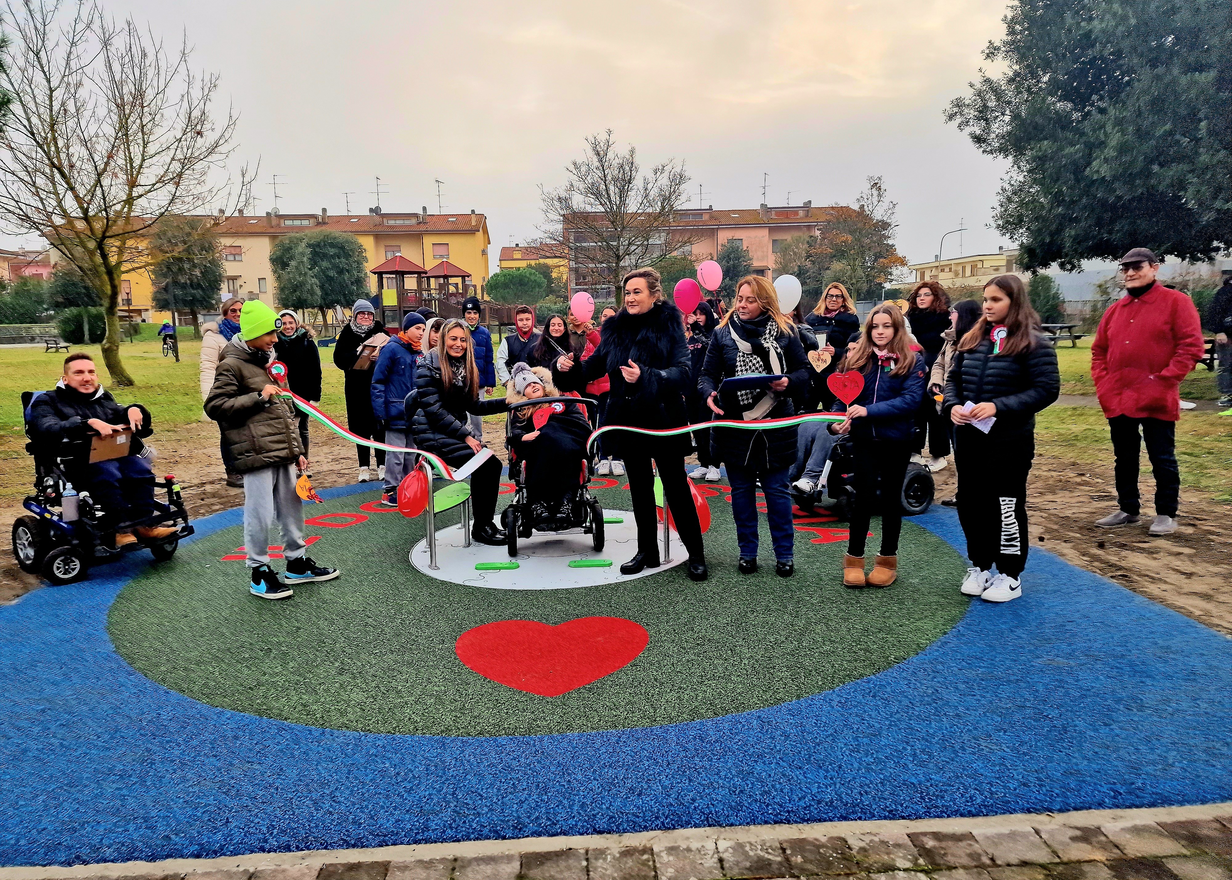 Inaugurazione di due parchi gioco inclusivi a Comacchio e Porto Garibaldi