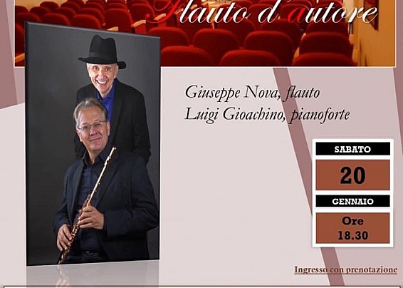 20 GENNAIO ORE 18.30: FLAUTO D’AUTORE alla Ludus Tonalis Accademia