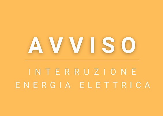 Avviso di interruzione di energia elettrica