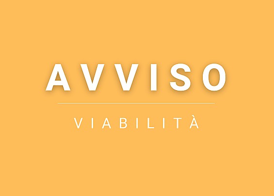 Avviso | Viabilità