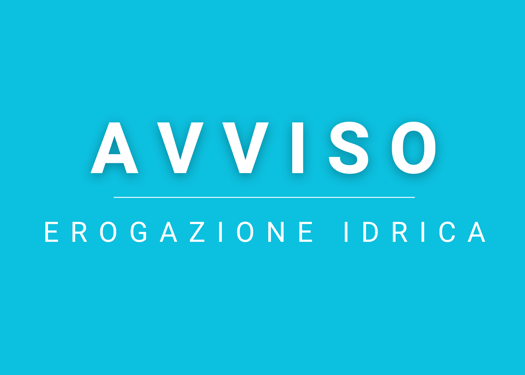 Cali di pressione erogazione idrica