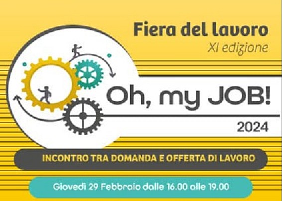 Al via l’11esima edizione della Fiera del lavoro “Oh, my job! 2024” con la novità dell’agenda digitale.