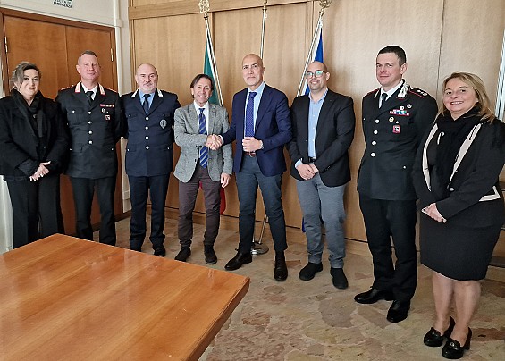 Il nuovo Prefetto di Ferrara in visita istituzionale a Comacchio
