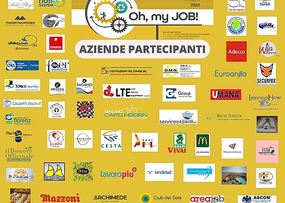"Oh my job!" 2024, al via la prenotazione dei colloqui. Sono 57 le aziende partecipanti.