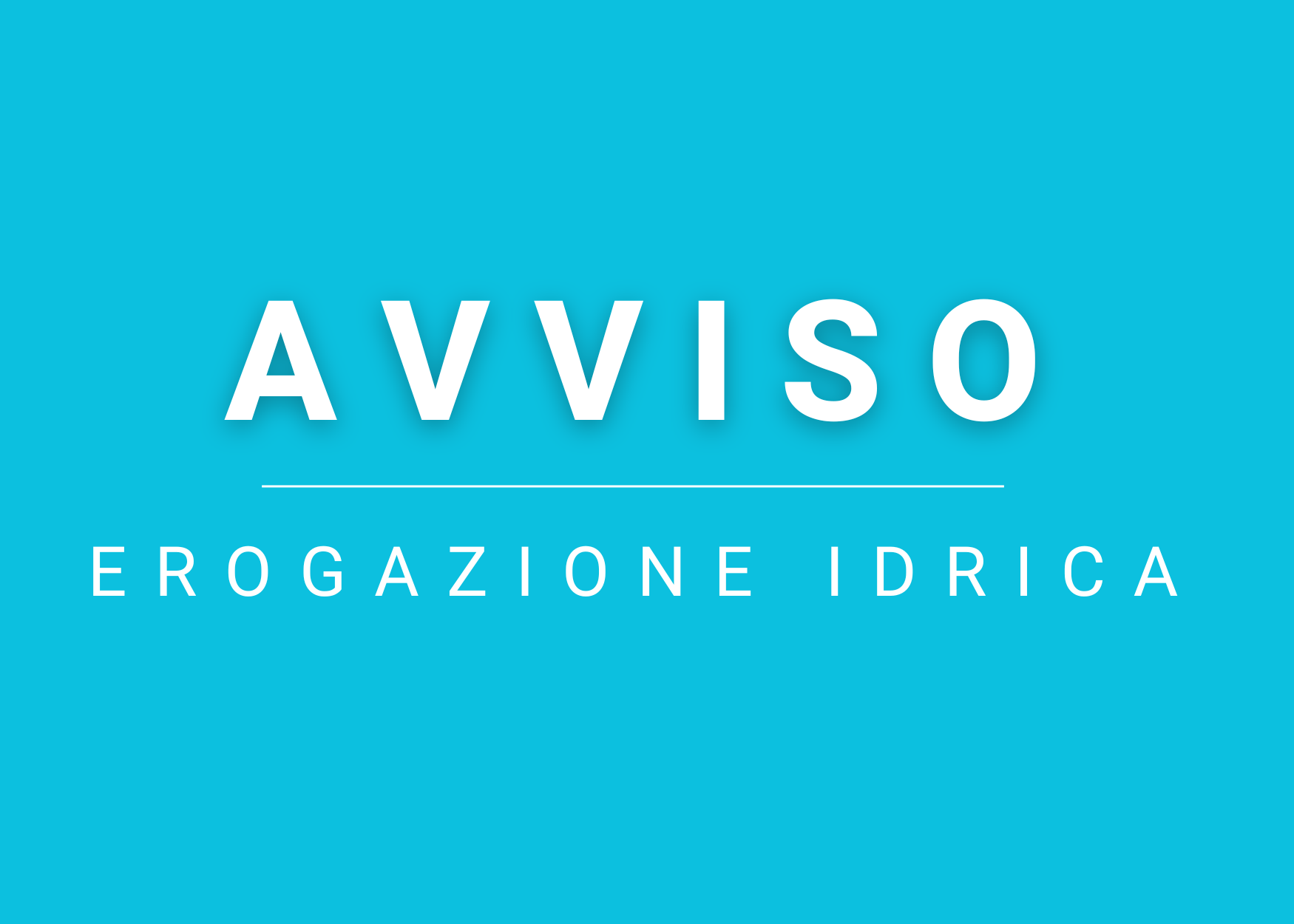 Cali di pressione erogazione idrica