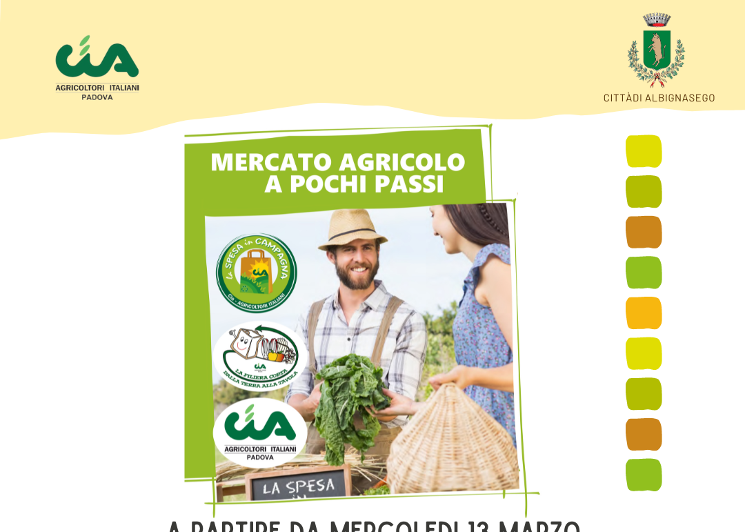 Torna il mercato agricolo di Carpanedo