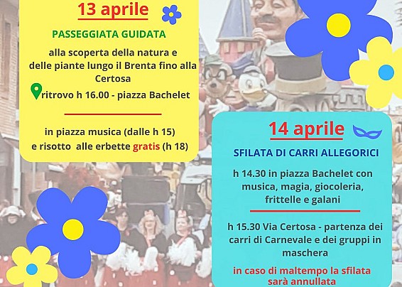 FIORI E COLORI E SFILATA DEI CARRI ALLEGORICI 