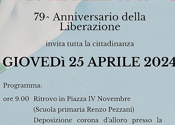 Celebrazione ricorrenza 25 Aprile 2024