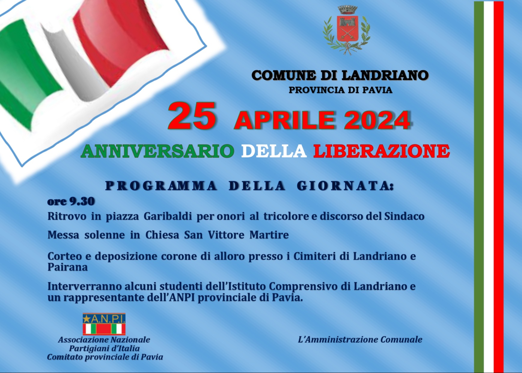 25/04/2024 - ANNIVERSARIO DELLA LIBERAZIONE