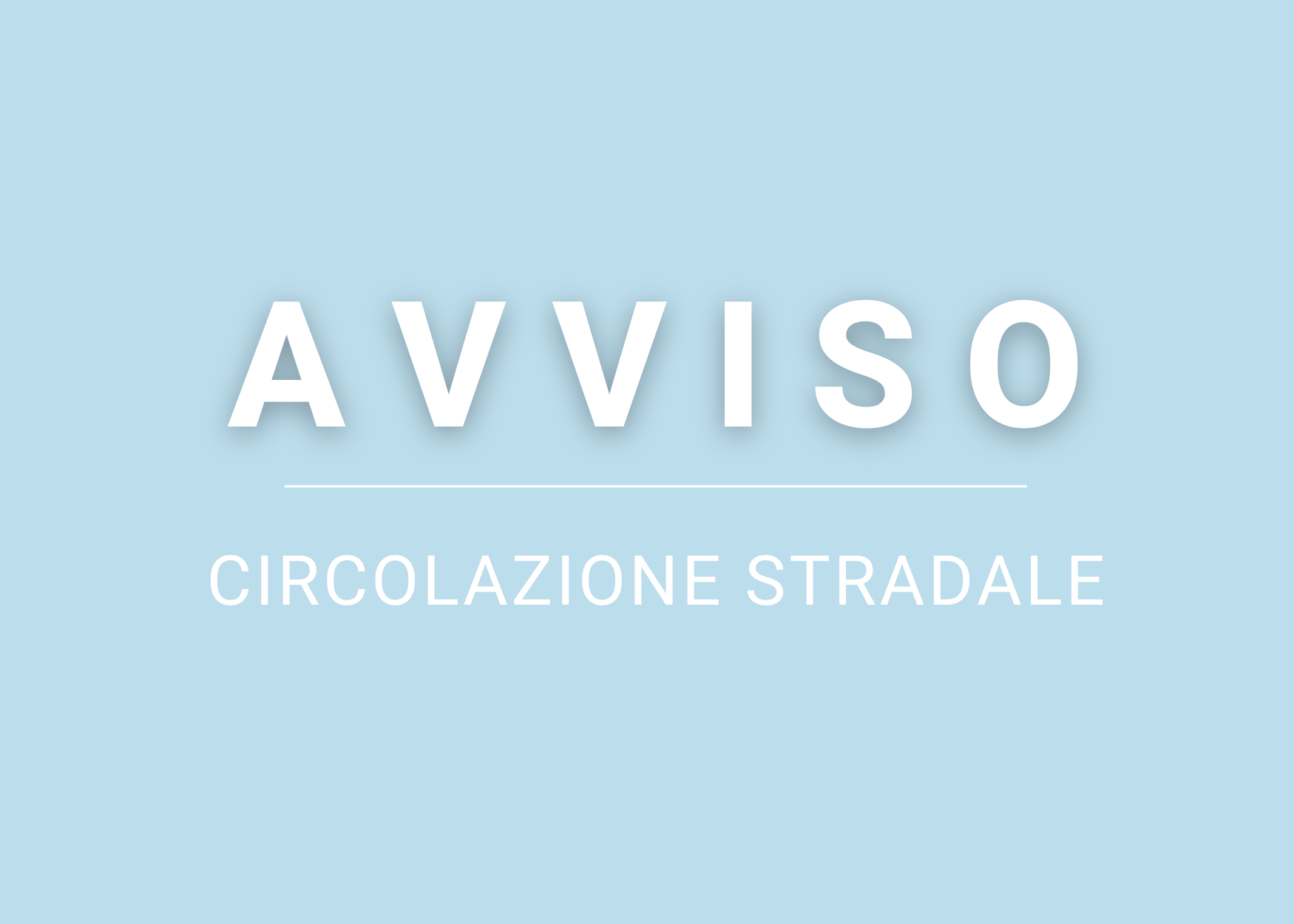 Avviso | Ordinanza