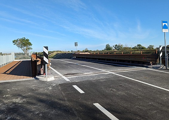Inaugurato il nuovo ponte della Salina