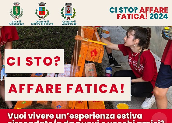 Progetto "Ci sto? affare fatica!" 2024