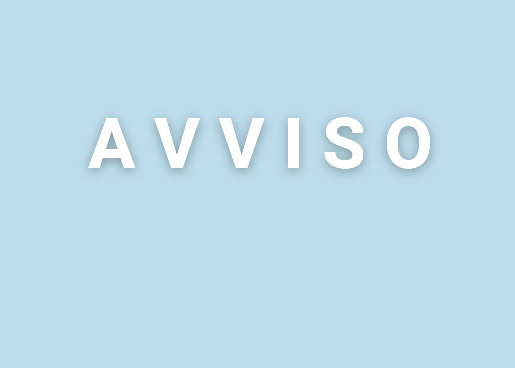 Avviso pubblico
