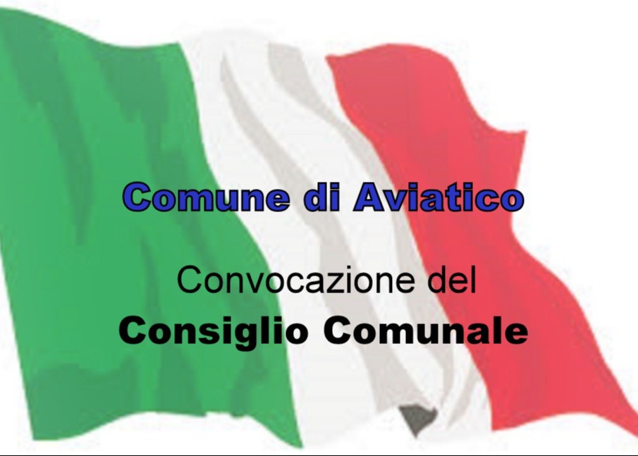Avviso di convocazione del Consiglio Comunale