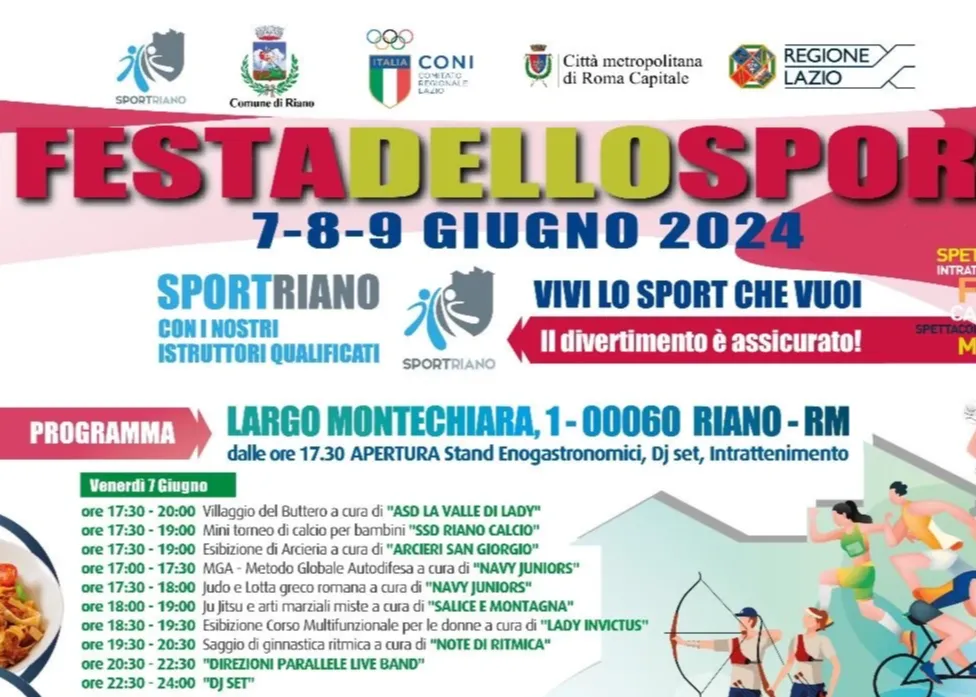 SPORTRIANO 2024, 7/8 e 9 giugno: un evento dal successo consolidato